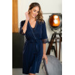 Night robe Ombre midnight. Color: navy blue