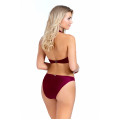 Bikini bottom Diana. Color: burgundy