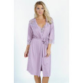 Night robe Lavender nights. Color: pastel purple